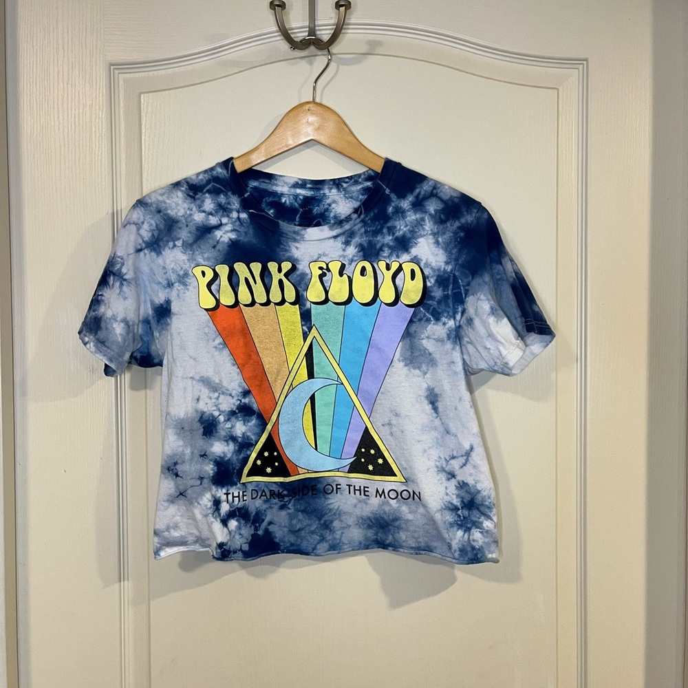 Blue Tie-Dye T-Shirt Pink Floyd